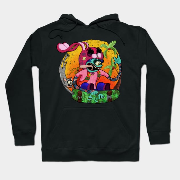 crazy skater Hoodie by Iamaika